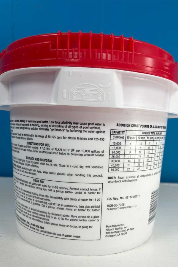 Alkalinity Up Balancing Powder, 5 lb. Bucket